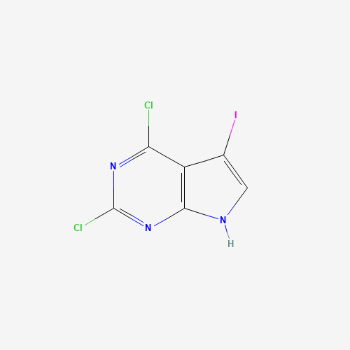 2,4-dichloro-5-iodo-7H-pyrrolo[2,3-d]pyrimidine (CAS: 1012785-51-1) - Related Chemical Product