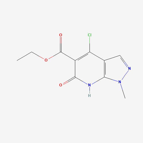 ethyl 4-chloro-1-methyl-6-oxo-2H-pyrazolo[3,4-b]pyridine-5-carboxylate (CAS: 635325-01-8) - Related Chemical Product