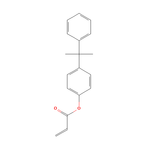 [4-(2-phenylpropan-2-yl)phenyl] prop-2-enoate (CAS: 125301-43-1) - Related Chemical Product
