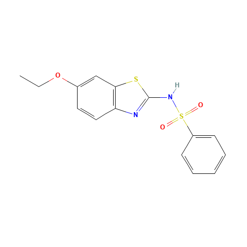 N-(6-ethoxy-1,3-benzothiazol-2-yl)benzenesulfonamide (CAS: 15850-94-9) - Related Chemical Product