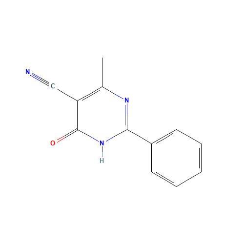 6-methyl-4-oxo-2-phenyl-1H-pyrimidine-5-carbonitrile (CAS: 82114-04-3) - Related Chemical Product