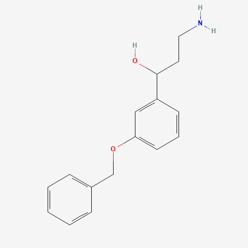 3-amino-1-(3-phenylmethoxyphenyl)propan-1-ol (CAS: 913642-69-0) - Related Chemical Product