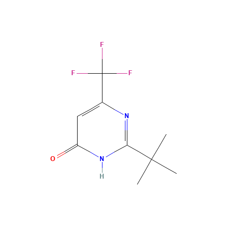 2-tert-butyl-6-(trifluoromethyl)-1H-pyrimidin-4-one (CAS: 193610-95-6) - Related Chemical Product