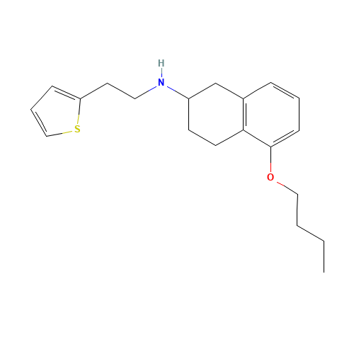 5-butoxy-N-(2-thiophen-2-ylethyl)-1,2,3,4-tetrahydronaphthalen-2-amine (CAS: 1268621-01-7) - Related Chemical Product
