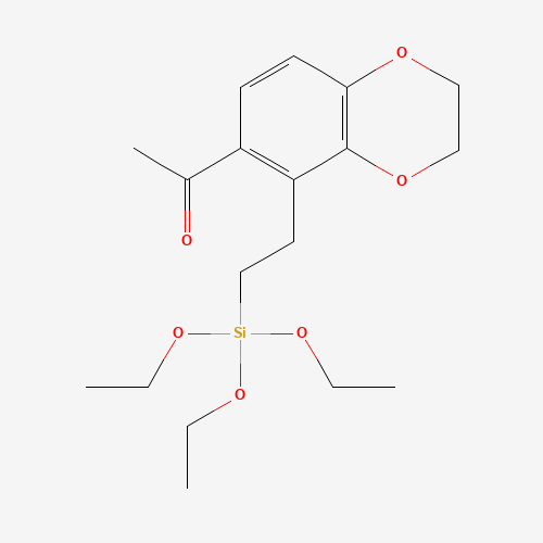 1-[5-(2-triethoxysilylethyl)-2,3-dihydro-1,4-benzodioxin-6-yl]ethanone (CAS: 200631-17-0) - Related Chemical Product