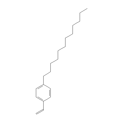 1-dodecyl-4-ethenylbenzene (CAS: 66218-69-7) - Chemical Structure and Molecular Formula 