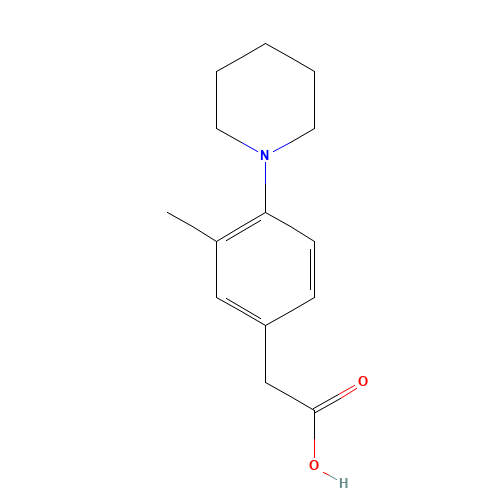2-(3-methyl-4-piperidin-1-ylphenyl)acetic acid (CAS: 28694-82-8) - Related Chemical Product