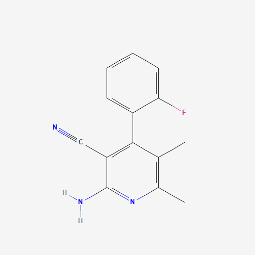 2-amino-4-(2-fluorophenyl)-5,6-dimethylpyridine-3-carbonitrile (CAS: 642001-52-3) - Related Chemical Product