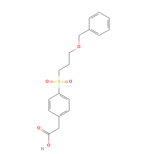 2-[4-(3-phenylmethoxypropylsulfonyl)phenyl]acetic acid (CAS: 1426805-20-0) - Related Chemical Product