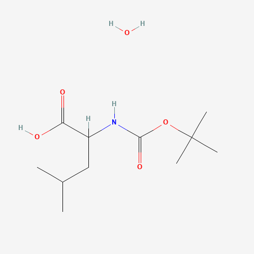 4-methyl-2-[(2-methylpropan-2-yl)oxycarbonylamino]pentanoic acid;hydrate (CAS: 200937-21-9) - Related Chemical Product