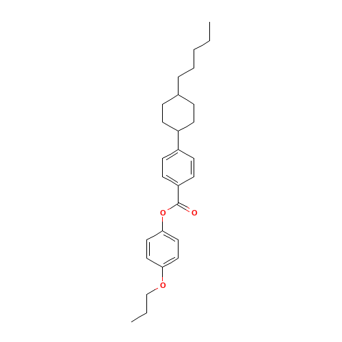 (4-propoxyphenyl) 4-(4-pentylcyclohexyl)benzoate (CAS: 84600-99-7) - Related Chemical Product