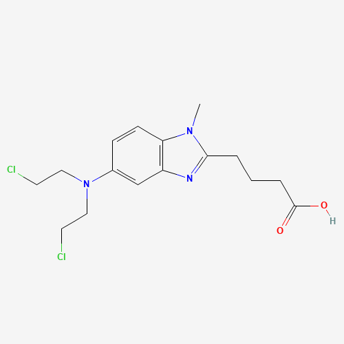 4-[5-[bis(2-chloroethyl)amino]-1-methylbenzimidazol-2-yl]butanoic acid (CAS: 16506-27-7) - Related Chemical Product
