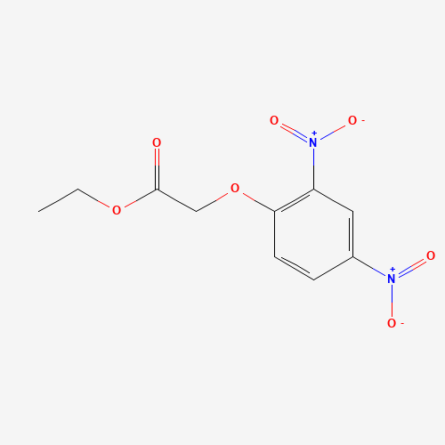ethyl 2-(2,4-dinitrophenoxy)acetate (CAS: 85196-33-4) - Chemical Structure and Molecular Formula 