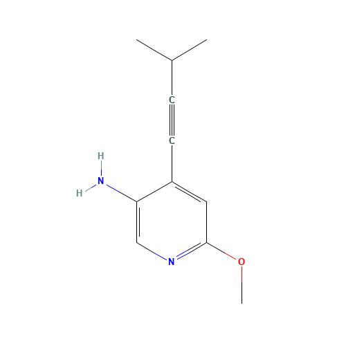 6-methoxy-4-(3-methylbut-1-ynyl)pyridin-3-amine (CAS: 1202174-59-1) - Related Chemical Product