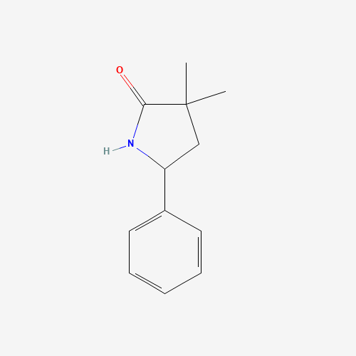 3,3-dimethyl-5-phenylpyrrolidin-2-one (CAS: 1246396-62-2) - Related Chemical Product