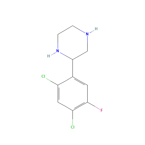 2-(2,4-dichloro-5-fluorophenyl)piperazine (CAS: 914348-92-8) - Related Chemical Product