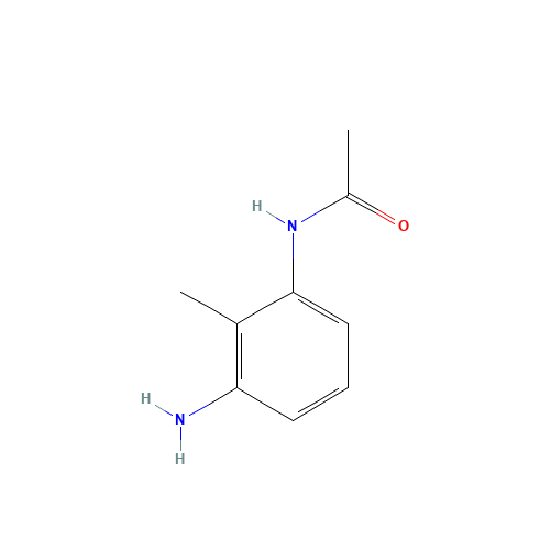 N-(3-amino-2-methylphenyl)acetamide (CAS: 65999-76-0) - Chemical Structure and Molecular Formula 