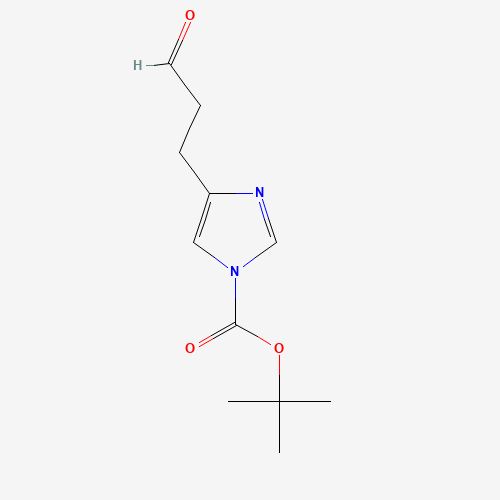 tert-butyl 4-(3-oxopropyl)imidazole-1-carboxylate (CAS: 183500-09-6) - Related Chemical Product