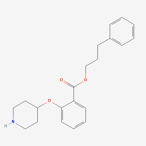 3-phenylpropyl 2-piperidin-4-yloxybenzoate (CAS: 1443208-45-4) - Related Chemical Product