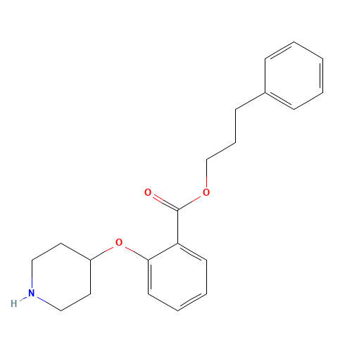 3-phenylpropyl 2-piperidin-4-yloxybenzoate (CAS: 1443208-45-4) - Related Chemical Product