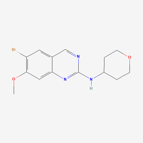 6-bromo-7-methoxy-N-(oxan-4-yl)quinazolin-2-amine (CAS: 1191932-35-0) - Related Chemical Product