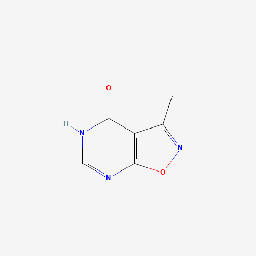 3-methyl-2H-[1,2]oxazolo[5,4-d]pyrimidin-4-one (CAS: 68571-74-4) - Chemical Structure and Molecular Formula 