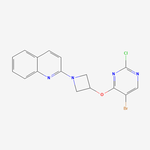 2-[3-(5-bromo-2-chloropyrimidin-4-yl)oxyazetidin-1-yl]quinoline (CAS: 1350607-52-1) - Related Chemical Product