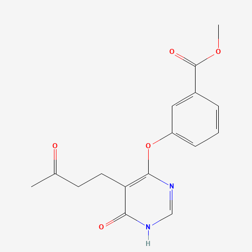 methyl 3-[[6-oxo-5-(3-oxobutyl)-1H-pyrimidin-4-yl]oxy]benzoate (CAS: 1325694-70-9) - Related Chemical Product