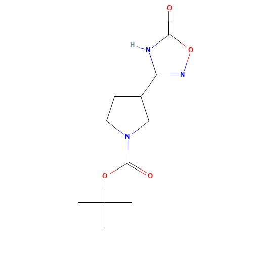 tert-butyl 3-(5-oxo-2H-1,2,4-oxadiazol-3-yl)pyrrolidine-1-carboxylate (CAS: 1225218-57-4) - Related Chemical Product