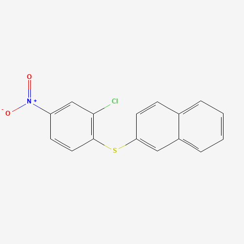 2-(2-chloro-4-nitrophenyl)sulfanylnaphthalene (CAS: 76180-95-5) - Related Chemical Product