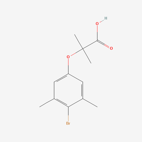 2-(4-bromo-3,5-dimethylphenoxy)-2-methylpropanoic acid (CAS: 938346-14-6) - Related Chemical Product