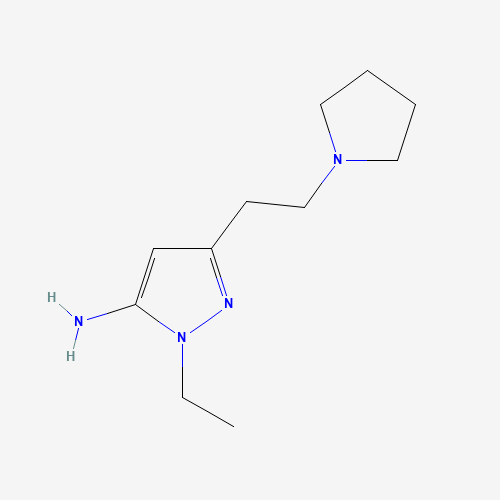 2-ethyl-5-(2-pyrrolidin-1-ylethyl)pyrazol-3-amine (CAS: 1224887-85-7) - Related Chemical Product