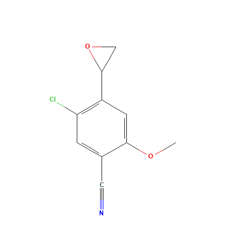 5-chloro-2-methoxy-4-(oxiran-2-yl)benzonitrile (CAS: 1255207-40-9) - Related Chemical Product