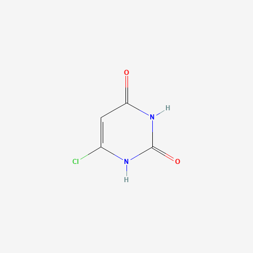6-chloro-1H-pyrimidine-2,4-dione (CAS: 107577-09-3) - Chemical Structure and Molecular Formula 
