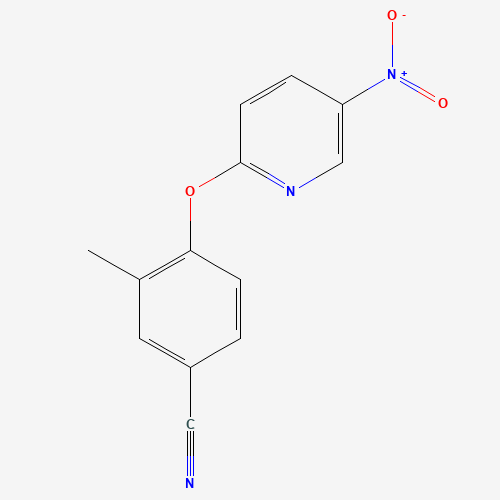3-methyl-4-(5-nitropyridin-2-yl)oxybenzonitrile (CAS: 1311138-77-8) - Related Chemical Product