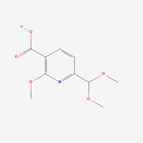 6-(dimethoxymethyl)-2-methoxypyridine-3-carboxylic acid (CAS: 1310948-47-0) - Related Chemical Product