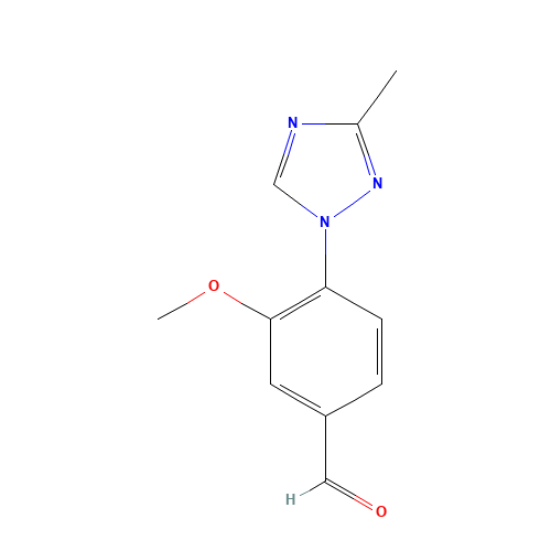 3-methoxy-4-(3-methyl-1,2,4-triazol-1-yl)benzaldehyde (CAS: 958228-07-4) - Related Chemical Product