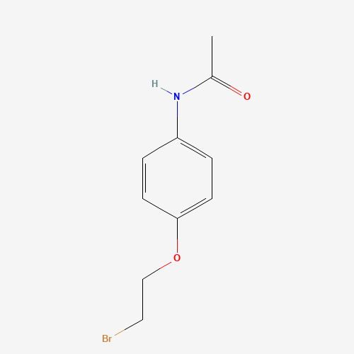 N-[4-(2-bromoethoxy)phenyl]acetamide (CAS: 57011-90-2) - Chemical Structure and Molecular Formula 