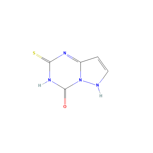 2-sulfanylidene-6H-pyrazolo[1,5-a][1,3,5]triazin-4-one (CAS: 34682-99-0) - Related Chemical Product