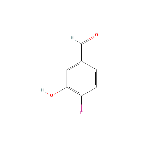 4-fluoro-3-hydroxybenzaldehyde (CAS: 103438-85-3) - Chemical Structure and Molecular Formula 