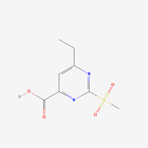 6-ethyl-2-methylsulfonylpyrimidine-4-carboxylic acid (CAS: 1150644-53-3) - Related Chemical Product