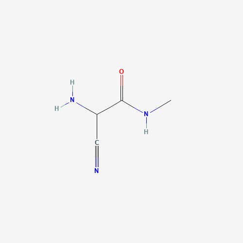 2-amino-2-cyano-N-methylacetamide (CAS: 50531-01-6) - Chemical Structure and Molecular Formula 