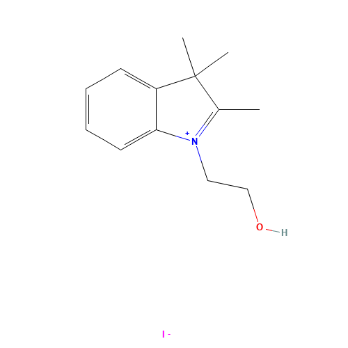 2-(2,3,3-trimethylindol-1-ium-1-yl)ethanol;iodide (CAS: 50839-66-2) - Related Chemical Product