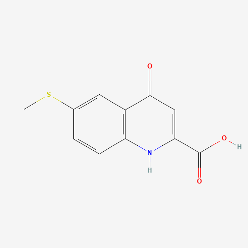 6-methylsulfanyl-4-oxo-1H-quinoline-2-carboxylic acid (CAS: 123158-10-1) - Related Chemical Product
