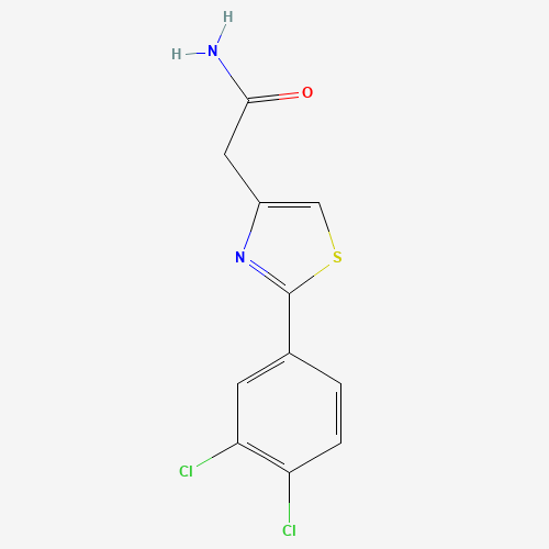 2-[2-(3,4-dichlorophenyl)-1,3-thiazol-4-yl]acetamide (CAS: 78743-09-6) - Related Chemical Product