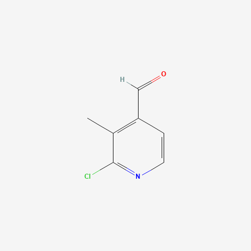 2-chloro-3-methylpyridine-4-carbaldehyde (CAS: 790696-96-7) - Chemical Structure and Molecular Formula 