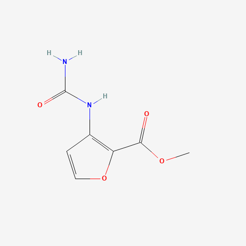 methyl 3-(carbamoylamino)furan-2-carboxylate (CAS: 1093066-63-7) - Chemical Structure and Molecular Formula 