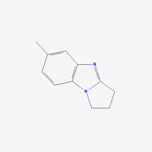 6-methyl-2,3-dihydro-1H-pyrrolo[1,2-a]benzimidazole (CAS: 10252-94-5) - Chemical Structure and Molecular Formula 