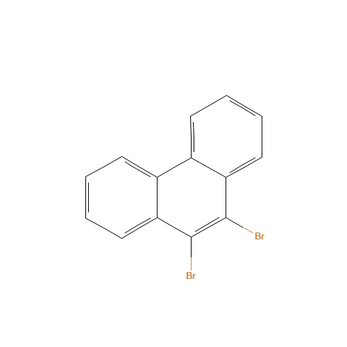 9,10-dibromophenanthrene (CAS: 15810-15-8) - Chemical Structure and Molecular Formula 