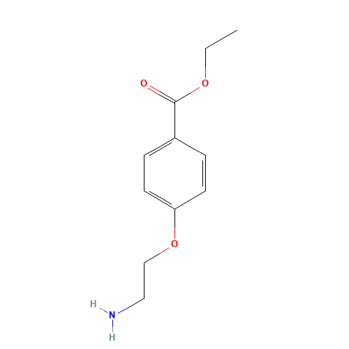 ethyl 4-(2-aminoethoxy)benzoate (CAS: 119932-34-2) - Chemical Structure and Molecular Formula 